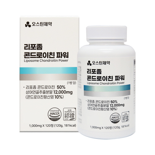 [오스틴제약] 리포좀 콘드로이친 파워 (1,000mg*120정)