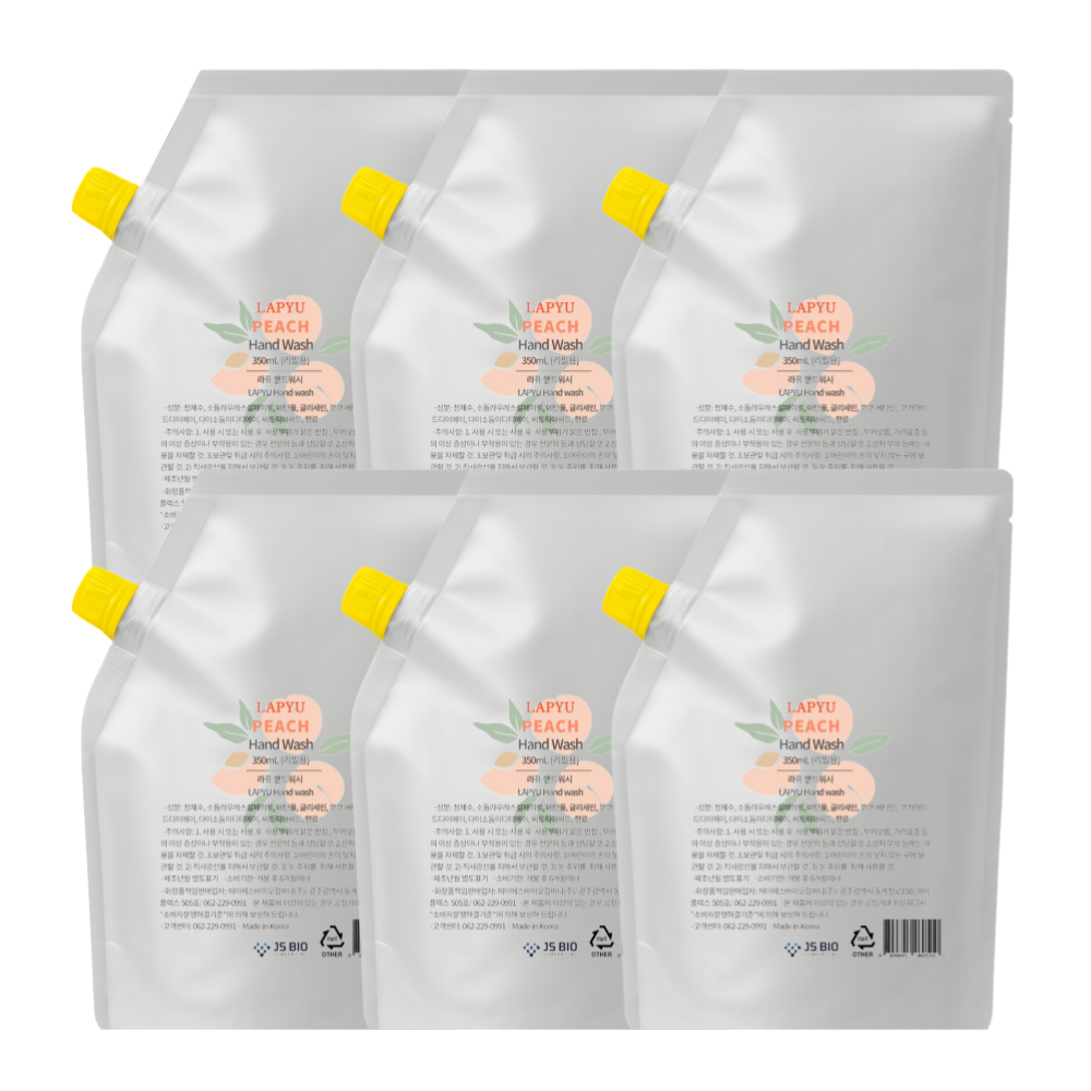 라퓨 거품 핸드워시 복숭아향 리필용