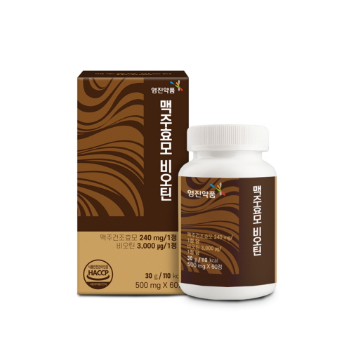 [영진약품] 맥주효모 비오틴 10000 (500mg*60정)