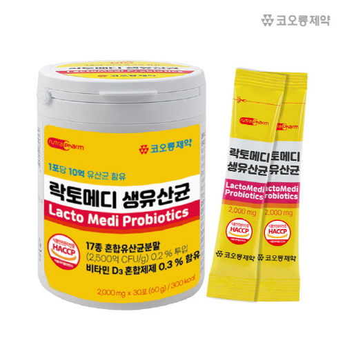 [코오롱제약] 락토메디 생유산균 (2g*30포)