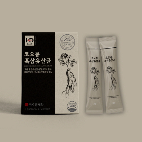 [코오롱제약] 흑삼유산균 (2g*30포)