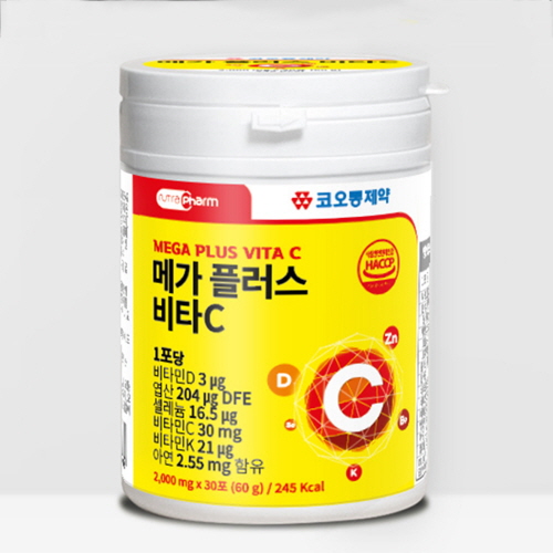 [코오롱제약] 메가플러스 비타C (2,000mg*30포)