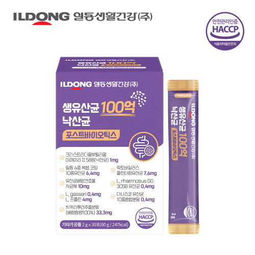 [일동생활건강] 생유산균 100억 낙산균 포스트바이오틱스 (2g*30포)