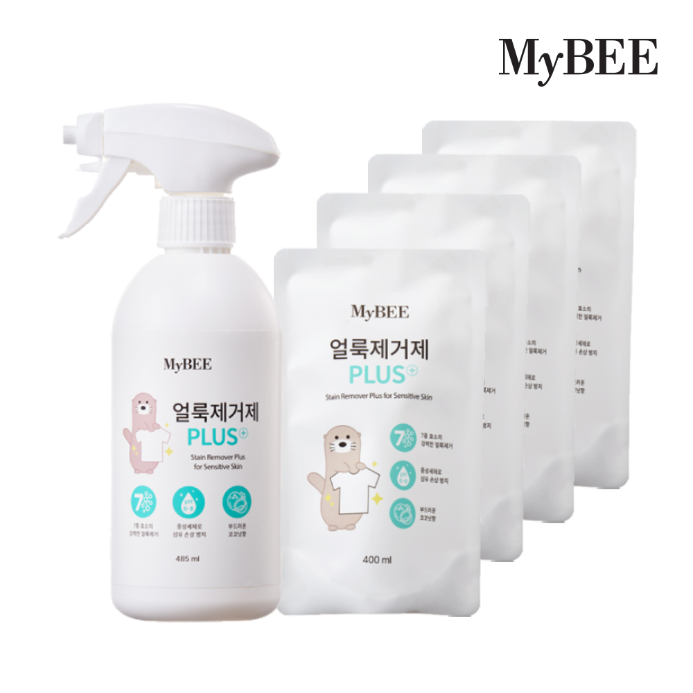 마이비 얼룩제거제 플러스 용기1개+리필4팩