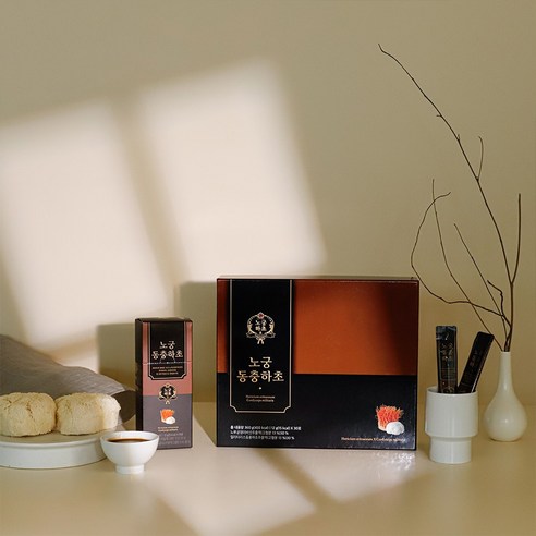 1+1 노궁동충하초 노루궁뎅이 + 동충하초 고농축 액상 (12g x 30포 x 2박스)