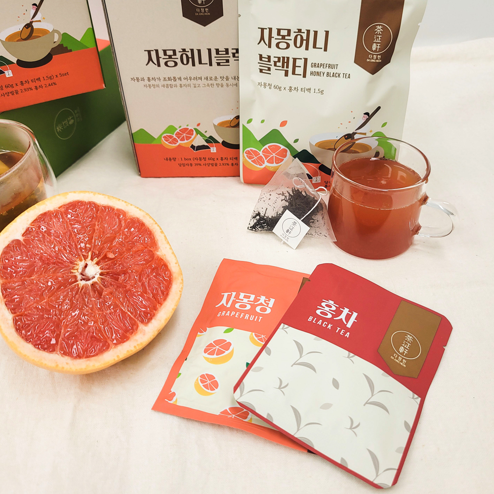 다정헌 과일청 블렌딩티 자몽허니블랙티 스몰패키지 1BOX (5개입)