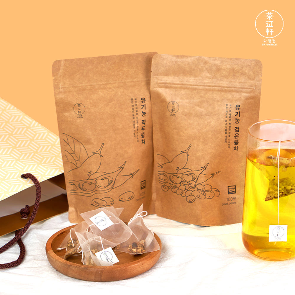 (무료배송) 유기농 수험생 합격기원 허브차 선물세트 2봉 (쇼핑백+메세지 카드 포함)