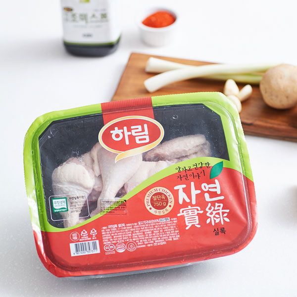 무항생제 자연실록 절단육 (750g)