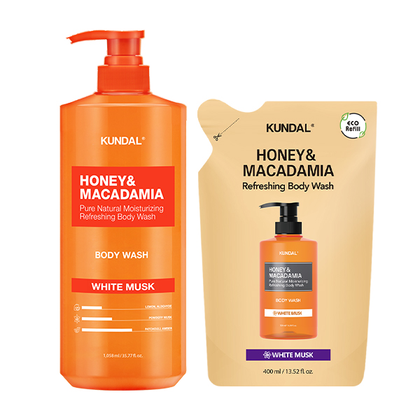 쿤달 바디워시 화이트머스크 1058ml +400ml