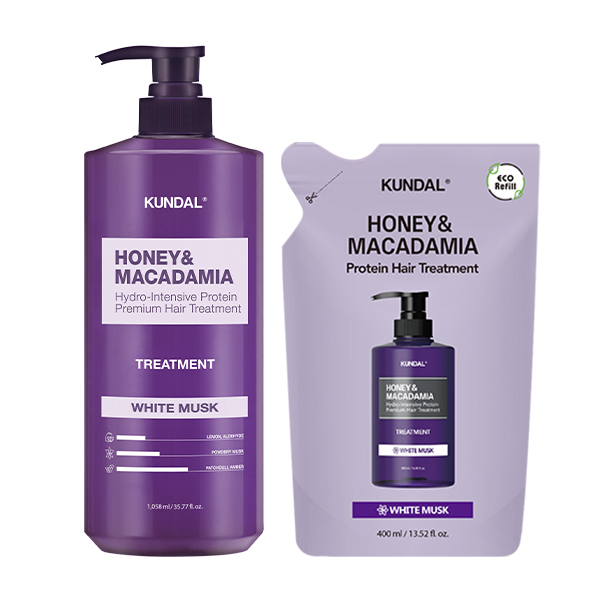 쿤달 트리트먼트 화이트머스크 1058ml +400ml