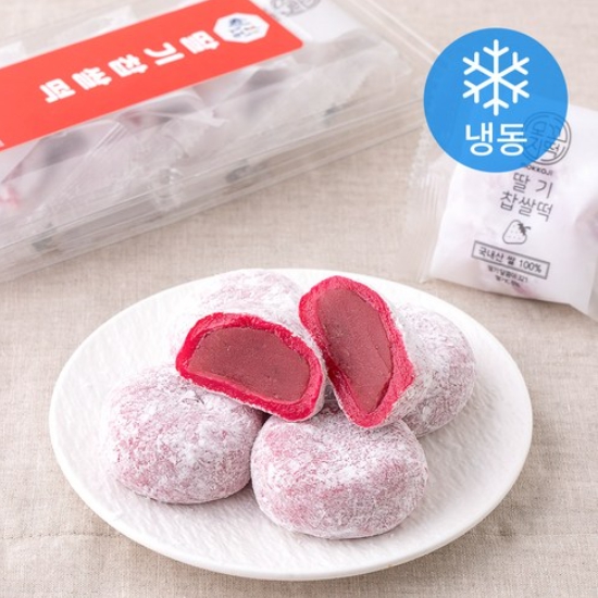 청사초롱 간편 개별포장 찹쌀떡 best 3종 세트 (수수떡/찹쌀떡/딸기/자색고구마/블랙찰떡/망고)