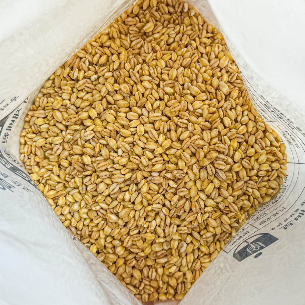 25년 국산 유기농 찰보리 1kg