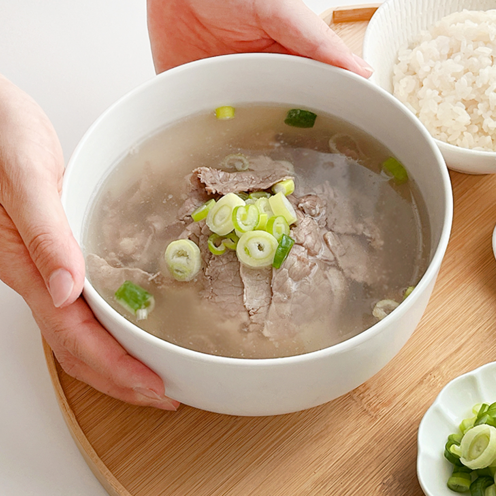 진우린 고기듬뿍 맑은 곰탕 양지곰탕 500g 8팩