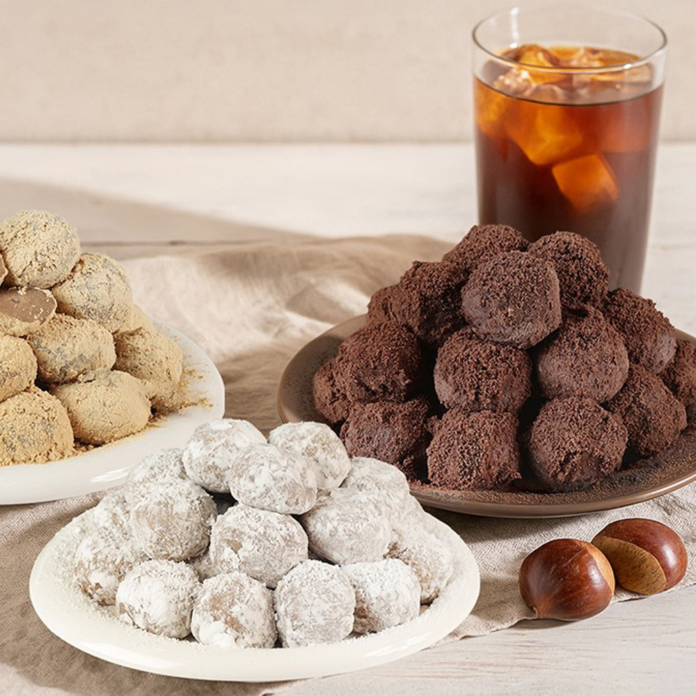 경남 합천 수제 율피떡 200g / 400g (찹쌀떡, 인절미, 카스테라) 밤떡