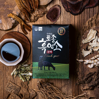 웰스앤헬스 국내산 토종 흑염소진액 엑기스 발효녹용 흑염소즙 90포 (3개월)