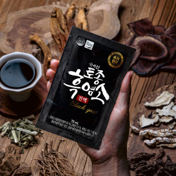 웰스앤헬스 국내산 토종 흑염소진액 엑기스 발효녹용 흑염소즙 90포 (3개월)