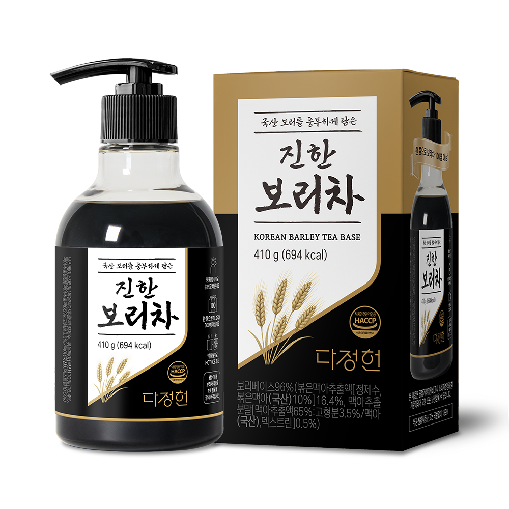 다정헌 진한보리차 원액 410g 고농축 국산 맥아 추출물 액상 진액