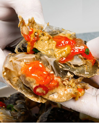 수향 연평도 암꽃게 알배기 간장게장 4kg(4미)