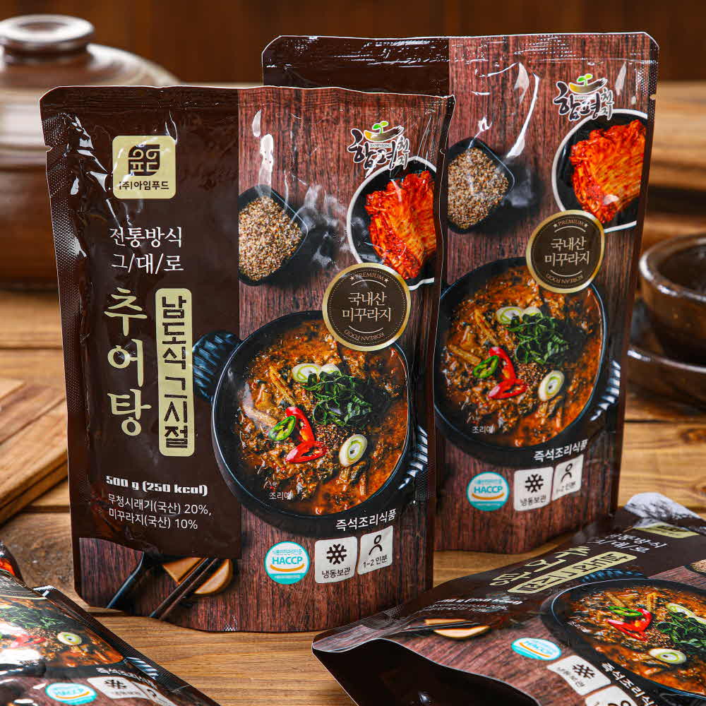 추어탕 보양식 토종 미꾸라지 남도추어탕 500g 5팩/ 10팩