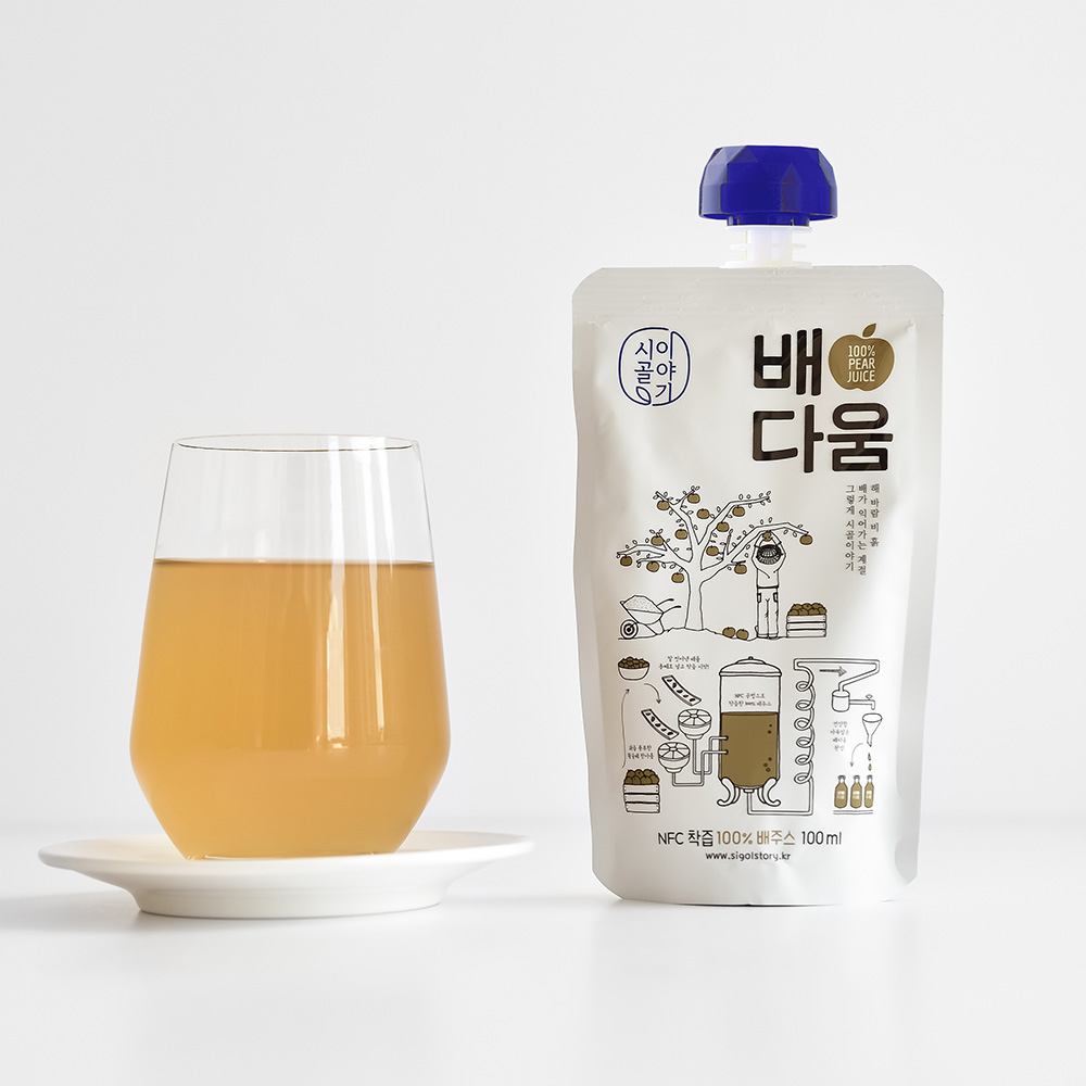 100% 국내산 배만 오롯이 배즙