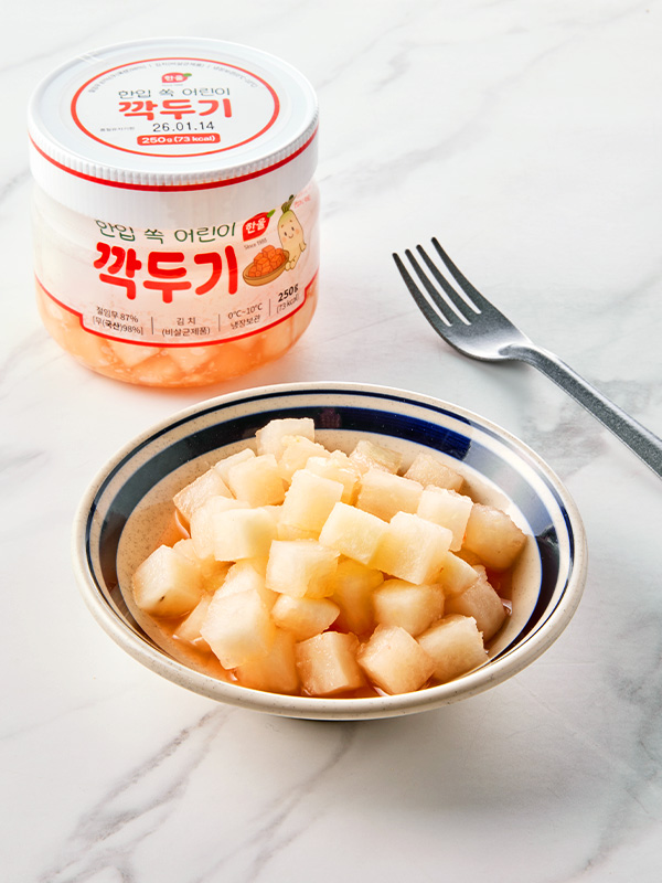 한입쏙 어린이깍두기(250g)