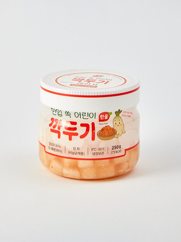 한입쏙 어린이깍두기(250g)