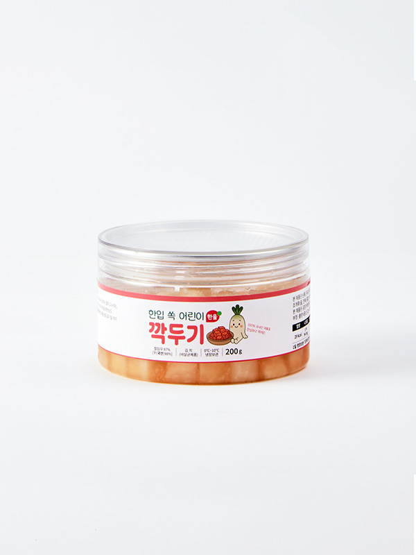한입쏙 어린이깍두기(200g)