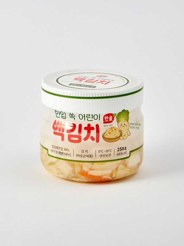 한입쏙 어린이백김치(250g)