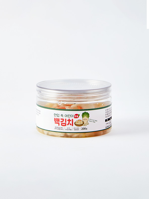 한입쏙 어린이백김치(200g)