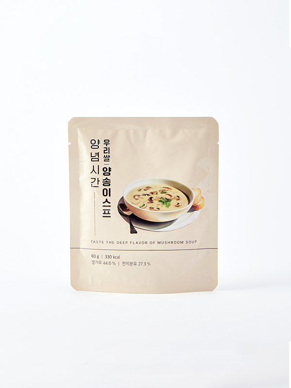 [입점특가] 양념시간 우리쌀 양송이스프 80g(분말/4인분)