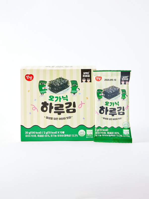 [입점특가] 앙팡 유기농 하루김 (조미, 1.5g x 10봉)