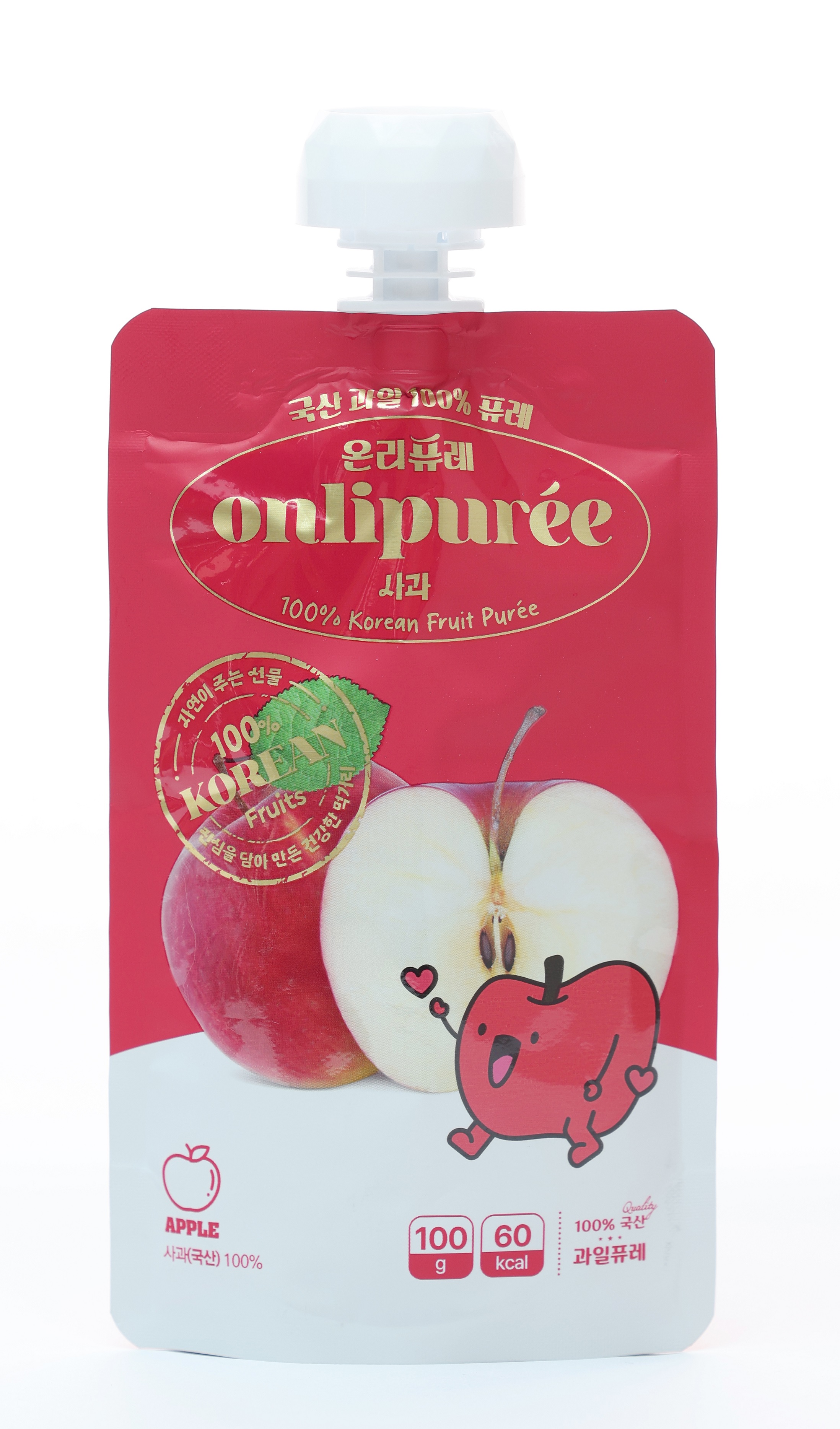 온리퓨레 짜먹는 사과 파우치 10개