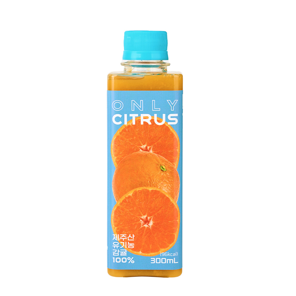귤메달 제주산 유기농 감귤주스 100% 300ml 1병 대표이미지 섬네일