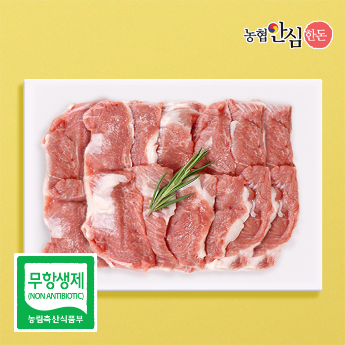 [농협안심한돈](냉장)무항생제 국내산 가브리살 구이용 300g