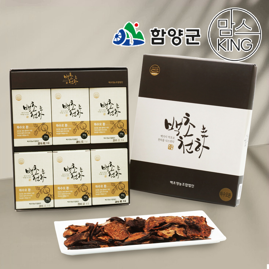 [함양군]백초영농조합 백초천하 하수오환(스틱형) 3gx60포