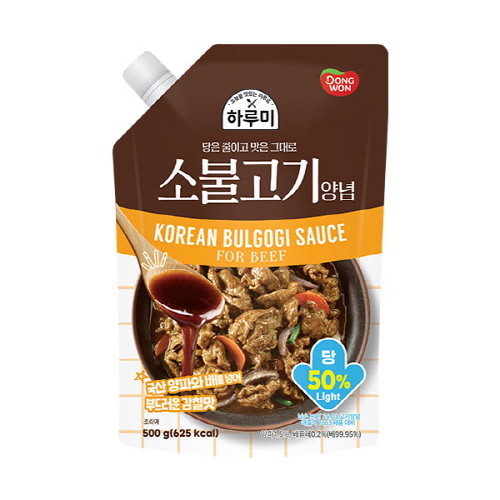 [동원] 하루미 양념 500g x 4봉 모음전 (닭볶음탕 / 돼지불고기 / 돼지갈비 / 소불고기 / 소갈비)