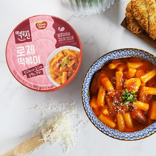 [동원] 떡볶이의신 컵떡볶이 160g x 6개 모음전 (로제 / 더매운 / 고소한치즈 / 매콤달콤)