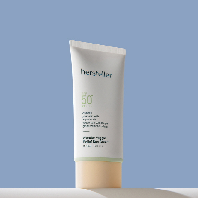 허스텔러원더 베지 릴리프 선크림 SPF50+ PA++++ 50ml