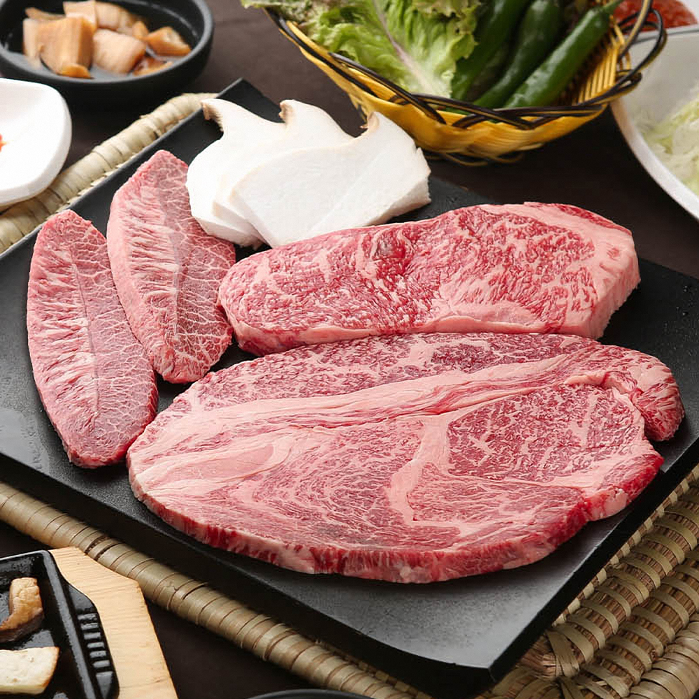 인기부위 총집합! 구이용 소고기 모듬 800g (등심 부채살 토시살 안창살 각 200g)