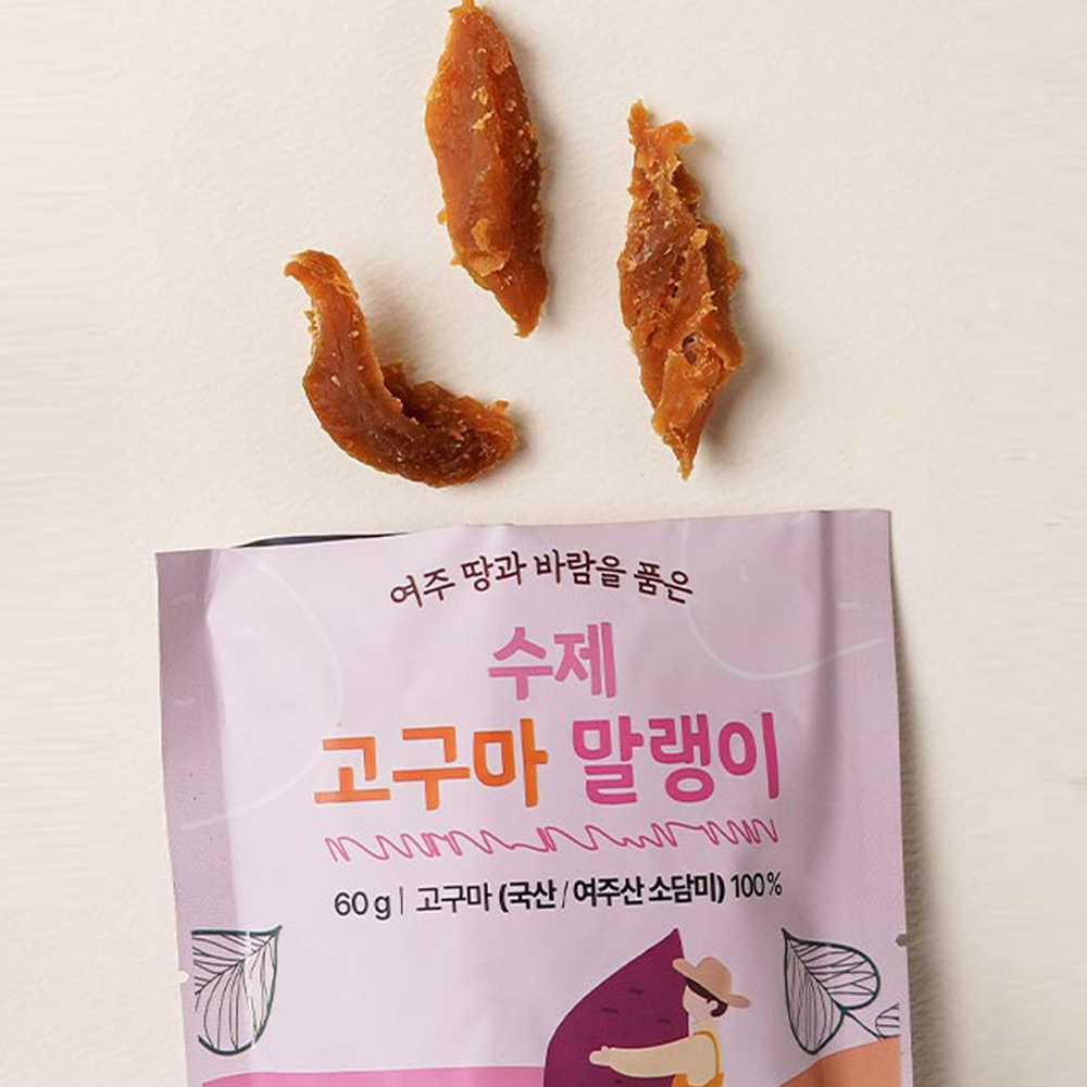 쫀득 달콤한 꿀고구마 말랭이 (팩당 60g)
