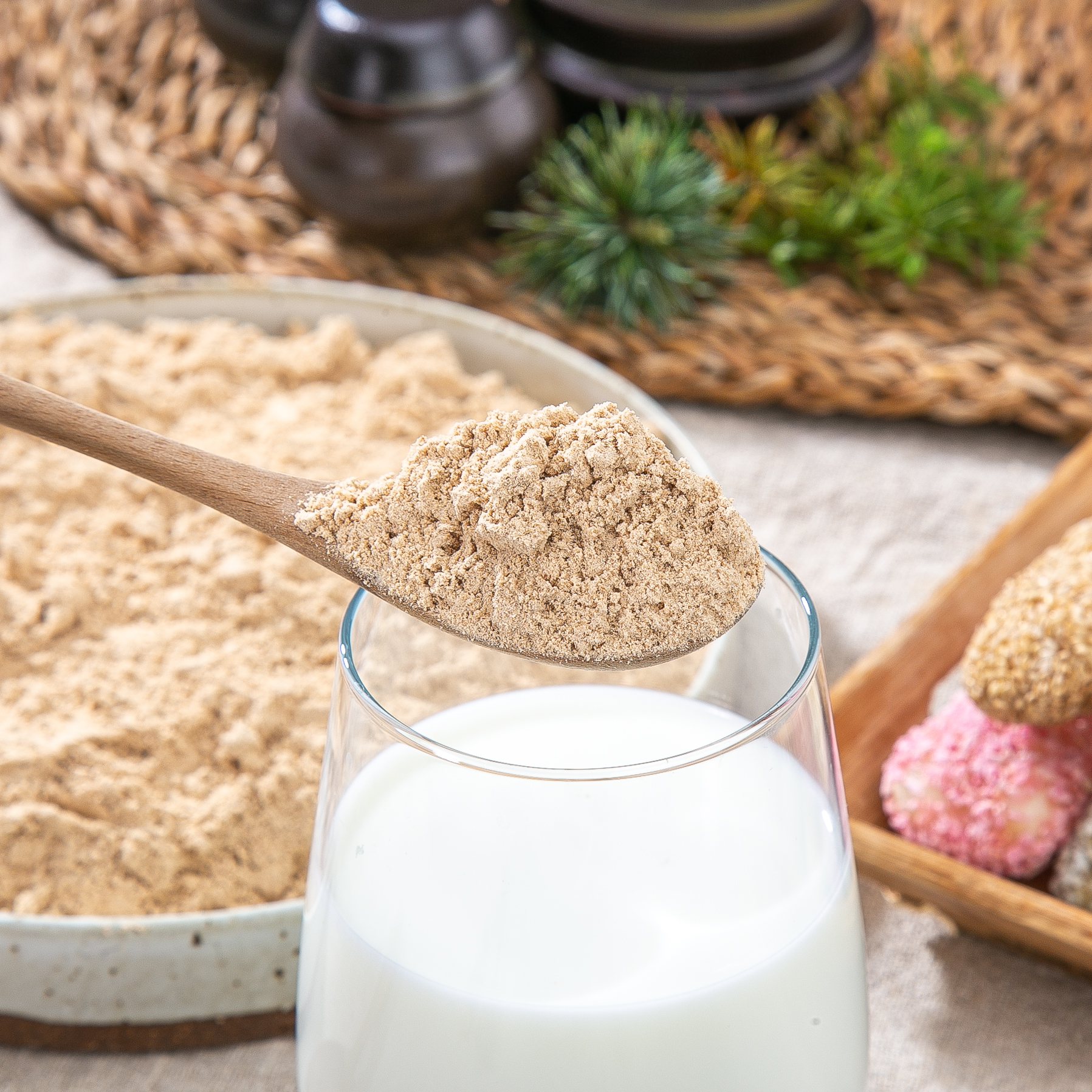 미숫가루 인삼 검은콩 12곡 옛날 미숫가루 아침대용 500g 1kg