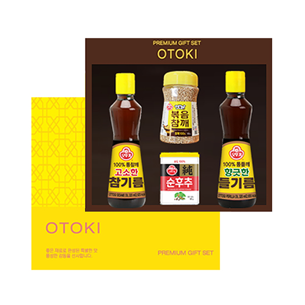 [오뚜기] 참기름 혼합 선물세트 쇼핑백