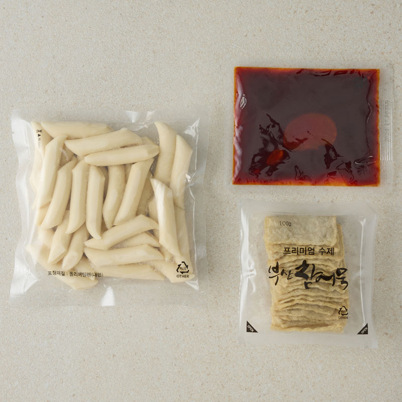 [1+1]전주한옥 옛날떡볶이 추억의 밀 떡볶이 (500G+500G)