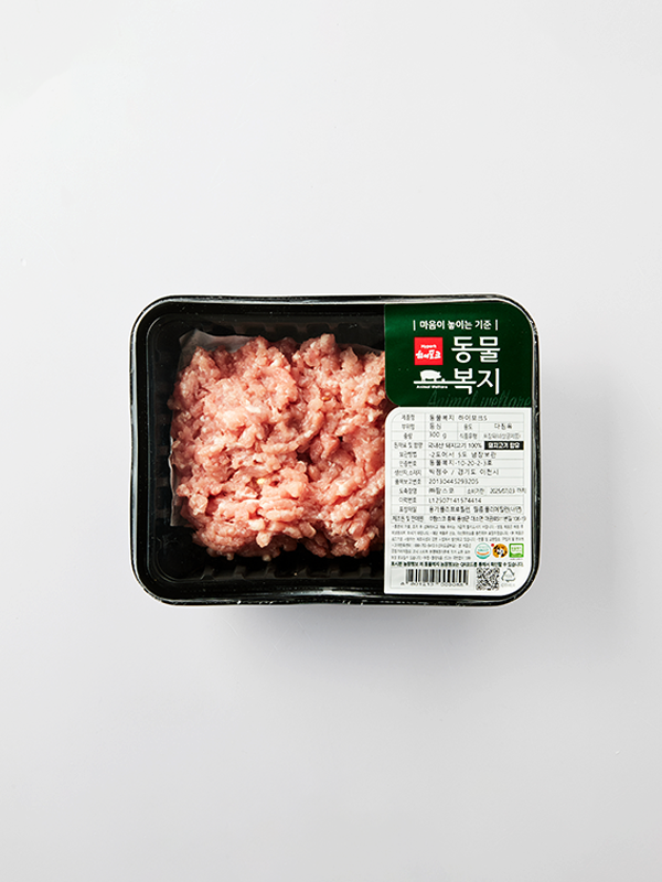 동물복지 한돈 등심 다짐육(300g)