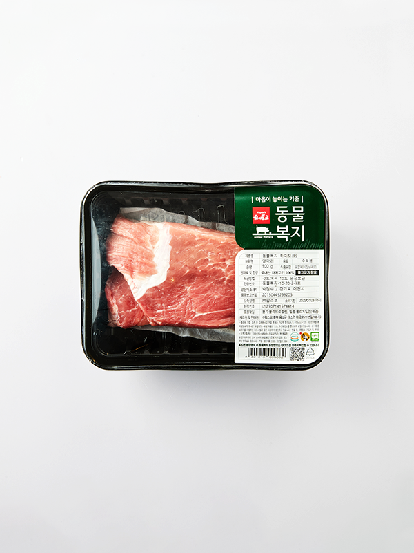 동물복지 한돈 앞다리살 수육용(500g)