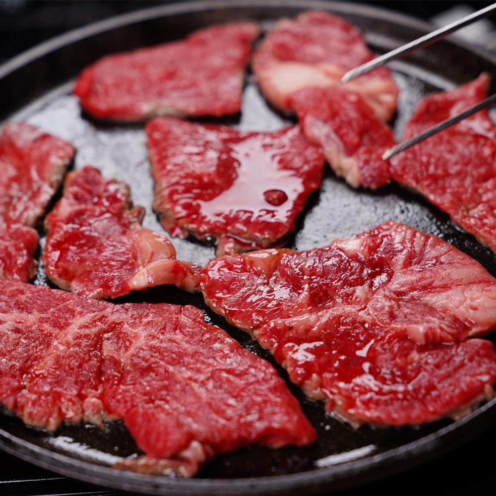 소고기 모듬 등심 부채 토시, 안창살 각 200g 총 800g