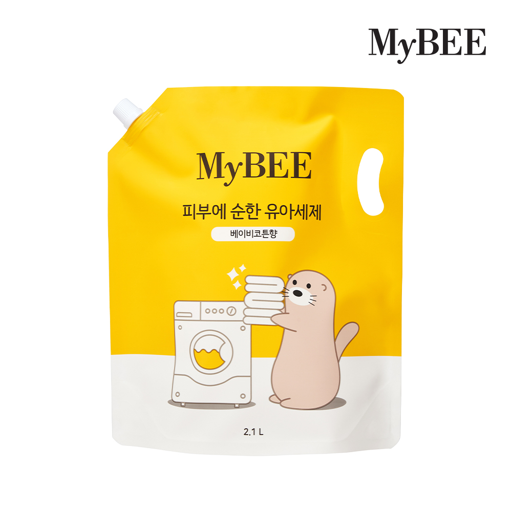 마이비 피부에순한 유아세제 리필(2100ml)_베이비코튼향