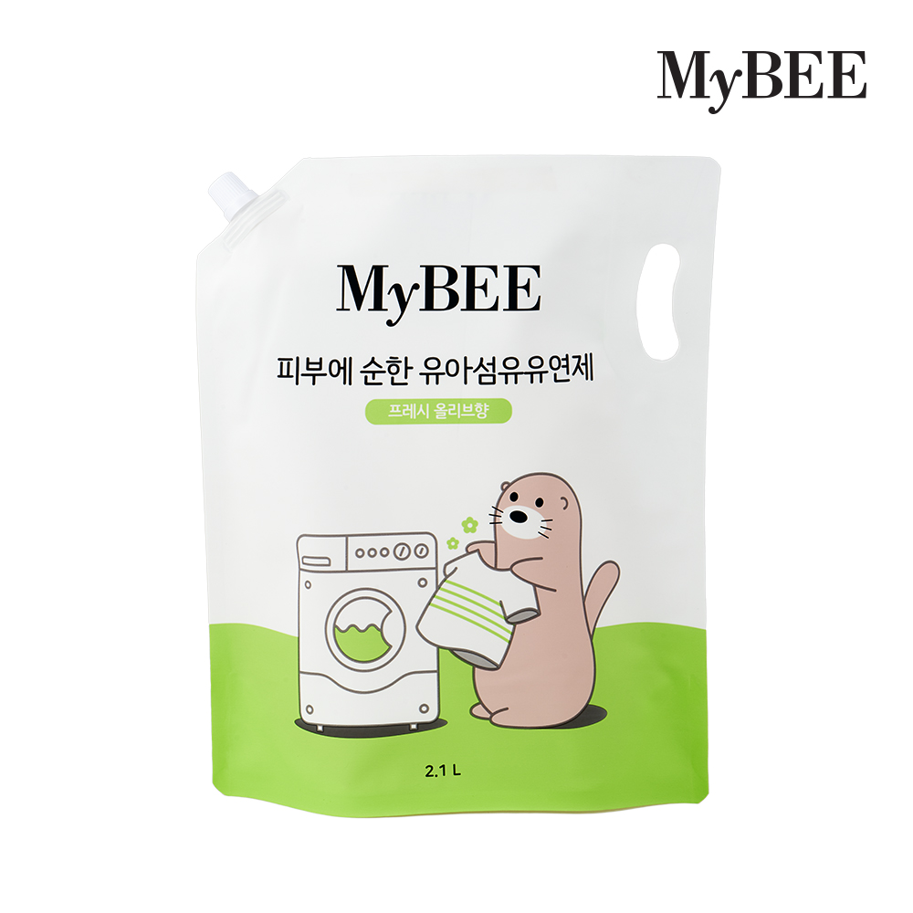 마이비 피부에순한 유아섬유유연제 리필(2100ml)_프레쉬올리브향