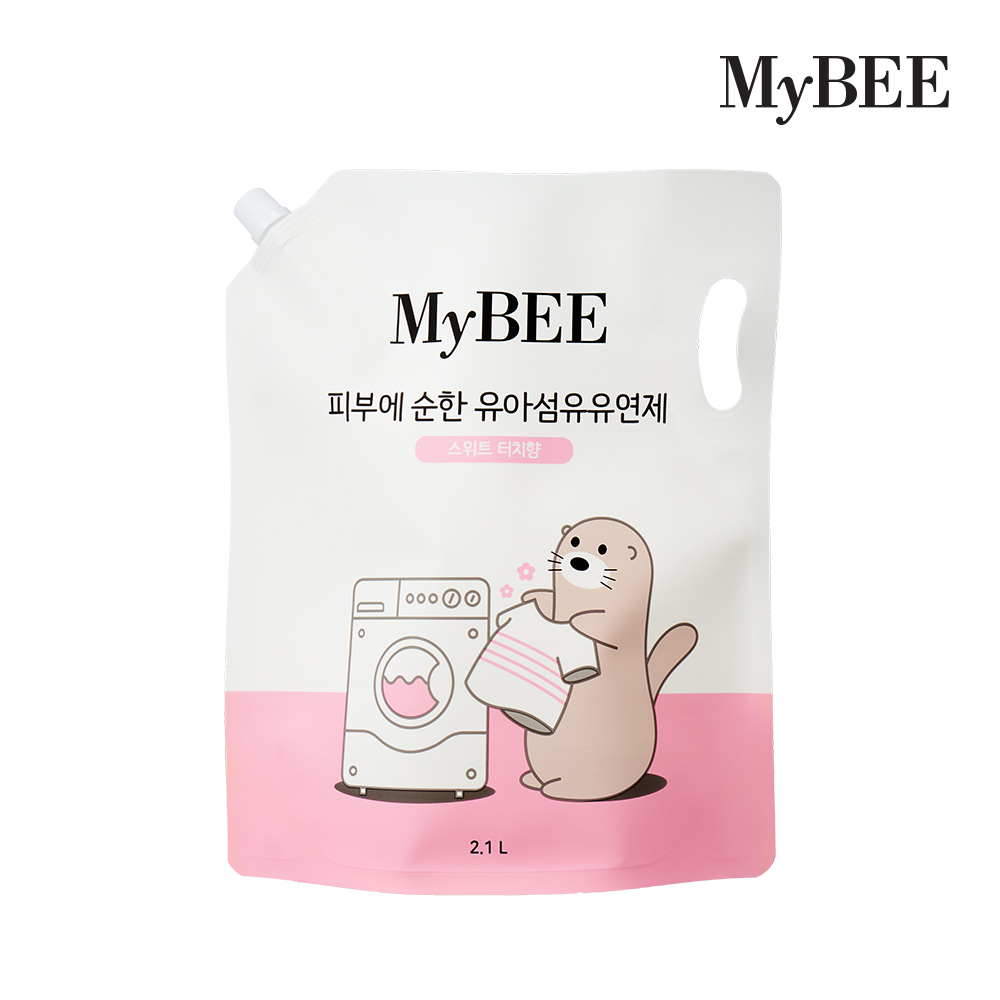 마이비 피부에순한 유아섬유유연제 리필(2100ml)_스위트터치향