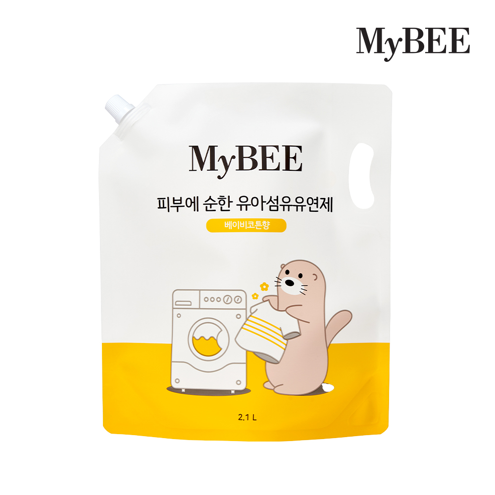 마이비 피부에순한 유아섬유유연제 리필(2100ml)_베이비코튼향